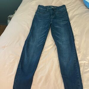 American Eagle Outfitters Dark Blue Skinny Jeans